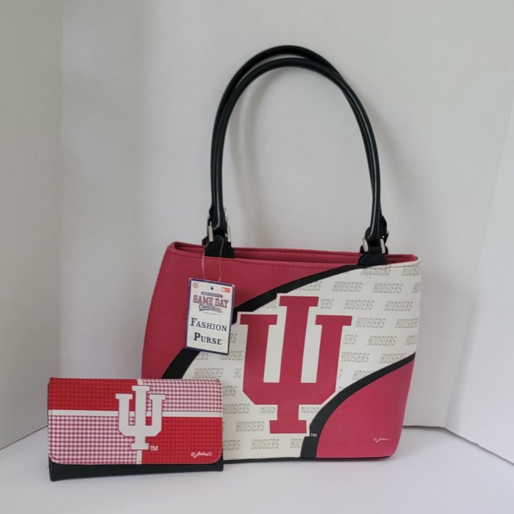 INDIANA UNIVERSITY Game Day Women's Purse by Jenkins Red Hoosier